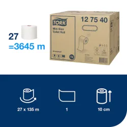 Tork Mid-size papier toaletowy T6 127540, 27 rolek
